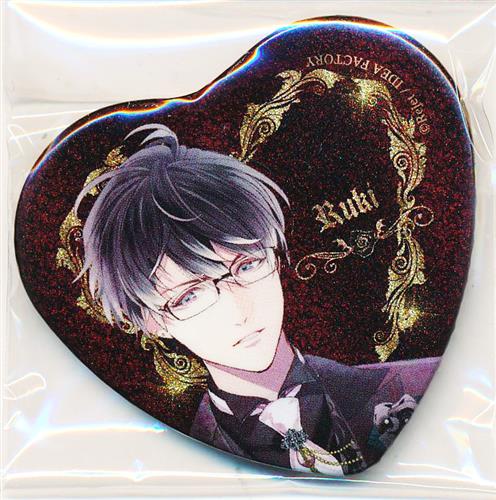 ▷▶︎▷DIABOLIK LOVERS ディアラバ キノ 5周年限定ハート缶バッジ