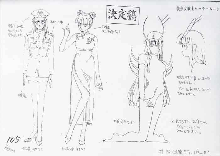 美少女戦士セーラームーン 設定 [制作素材]