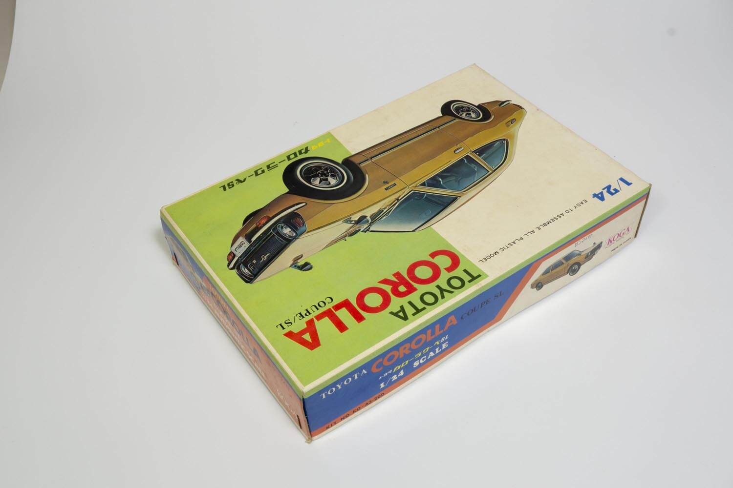 コガ TOYOTA カローラ クーペ SL 1/24 プラモデル 当時物 TOYOTA