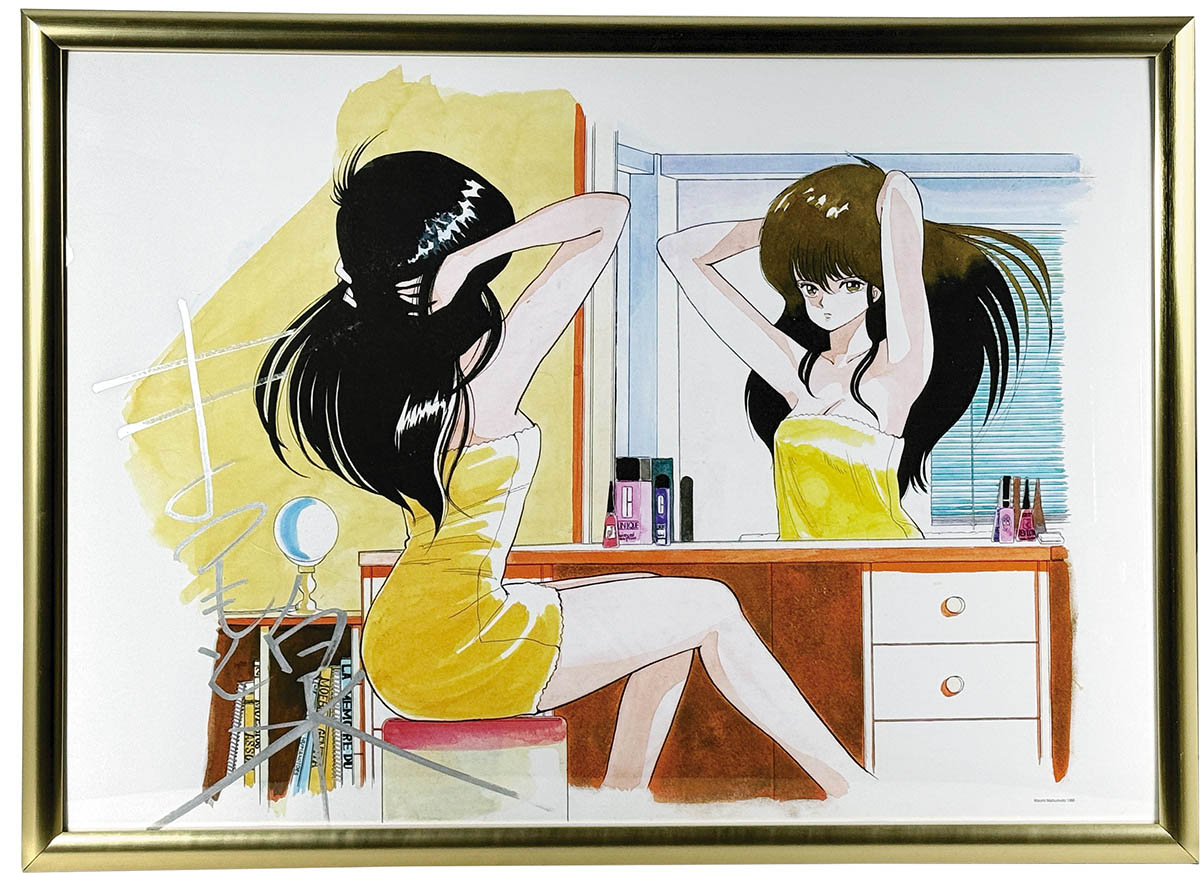 クリスブラウン直筆サインいり、絵画 直筆サイン入りマットプリント