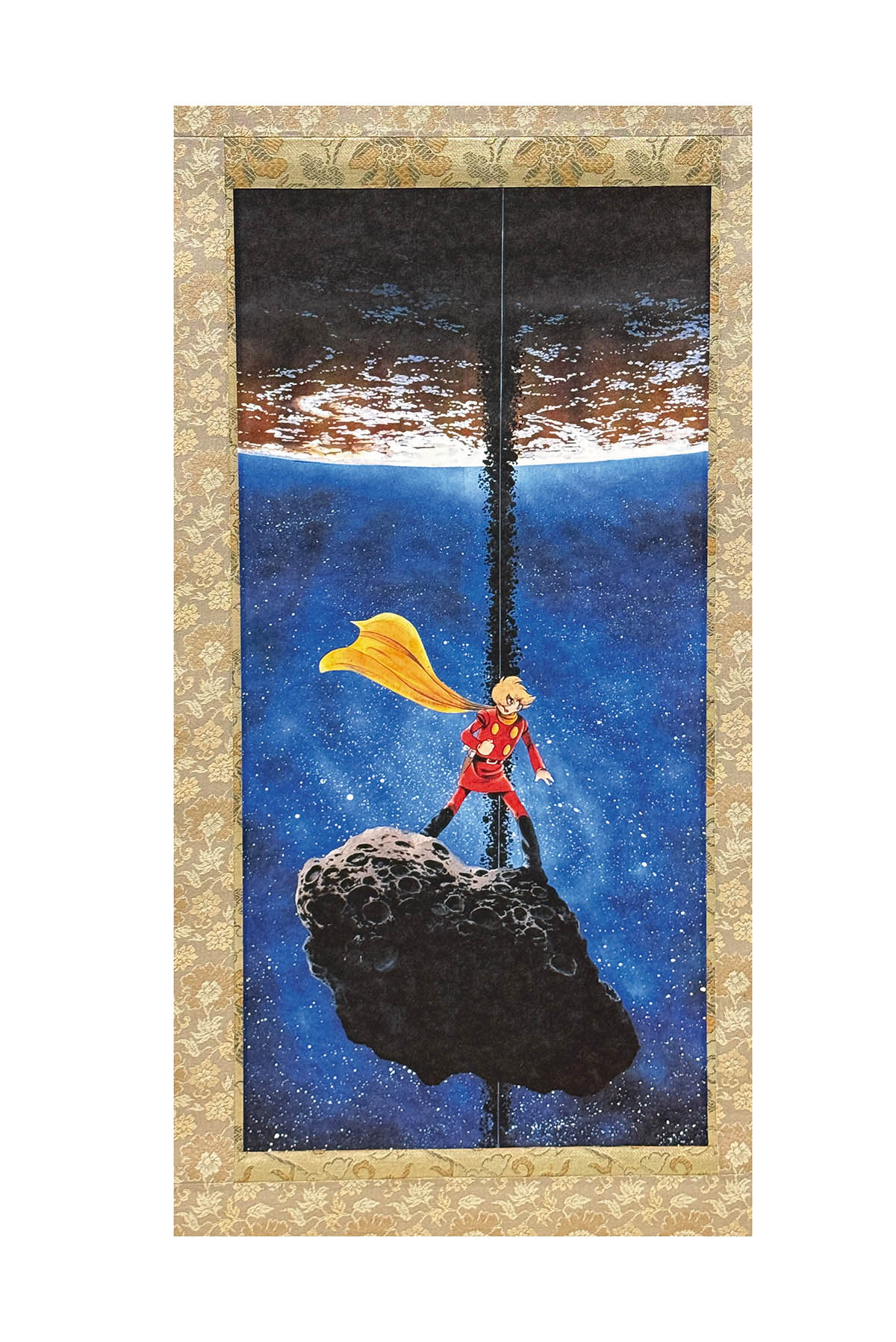 3154] 石ノ森章太郎 カラー複製掛軸「サイボーグ009」