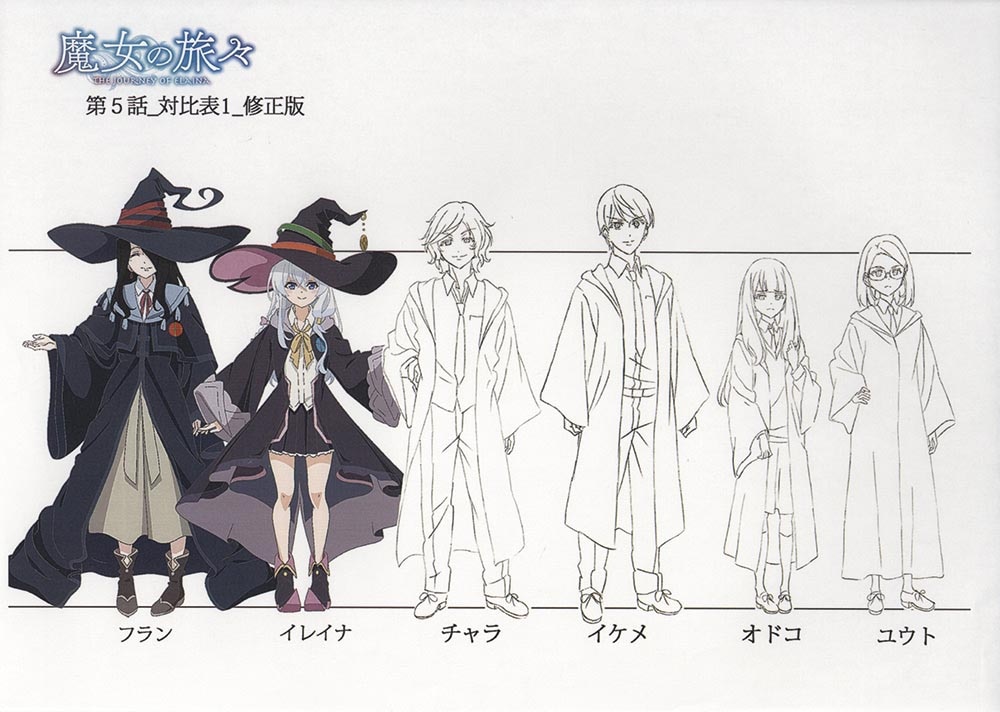 4520］ 魔女の旅々 設定［制作素材］