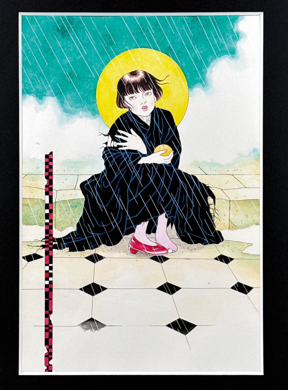 3209] 丸尾末広 直筆カラー原稿「トミノの地獄」