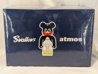 MEDICOMTOY Be@rbrick (Bearbrick) Tokyo Yakult Swallows atmos x