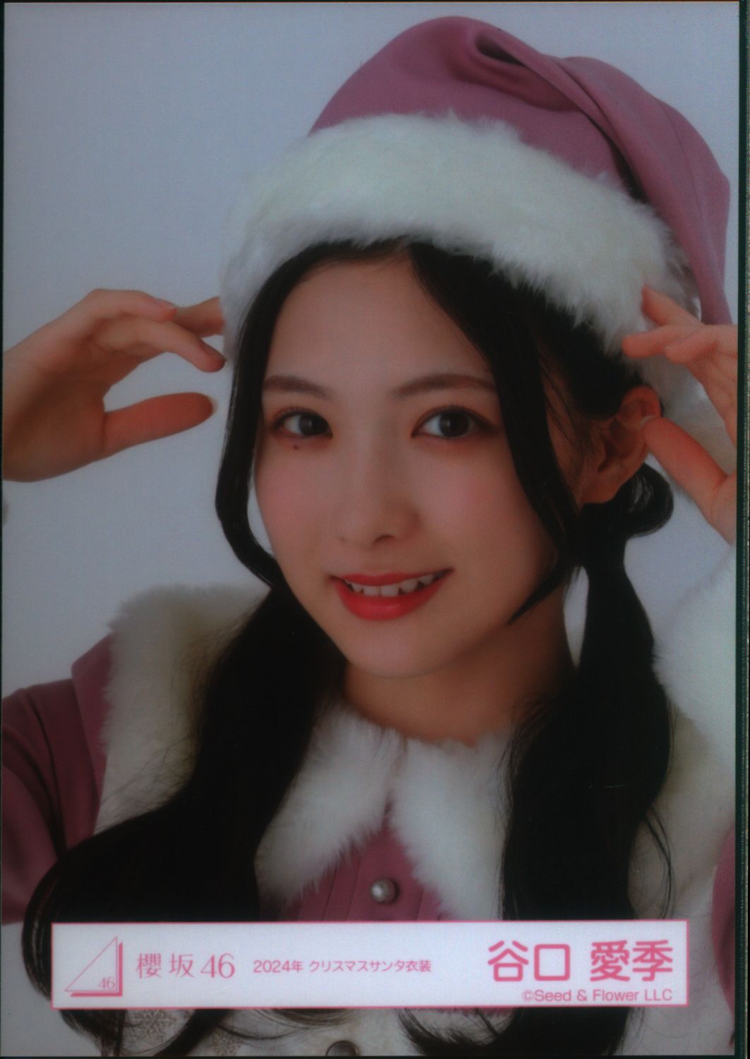 谷口愛季櫻坂46 サイン入りクリスマス写真 谷口愛季櫻坂46 サイン入り