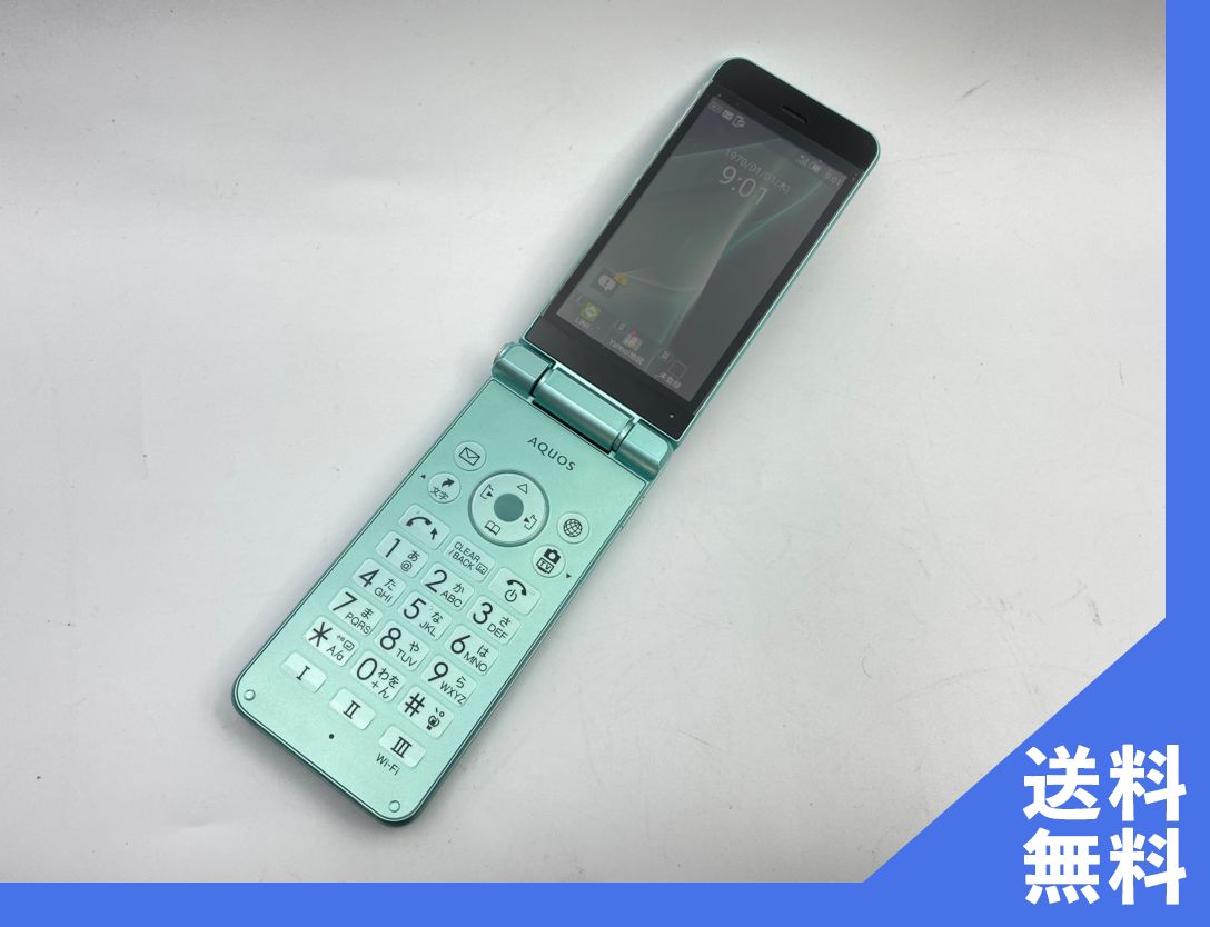 ムスビー｜Softbank 601SH AQUOS ケータイ2 ライトグリーン【AQUOS