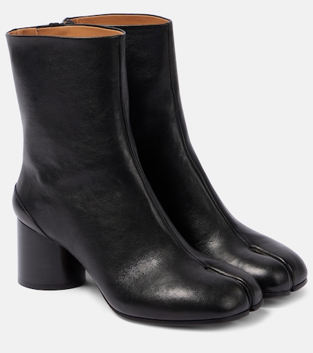 Tabi 60 leather ankle boots in black - Maison Margiela | Mytheresa
