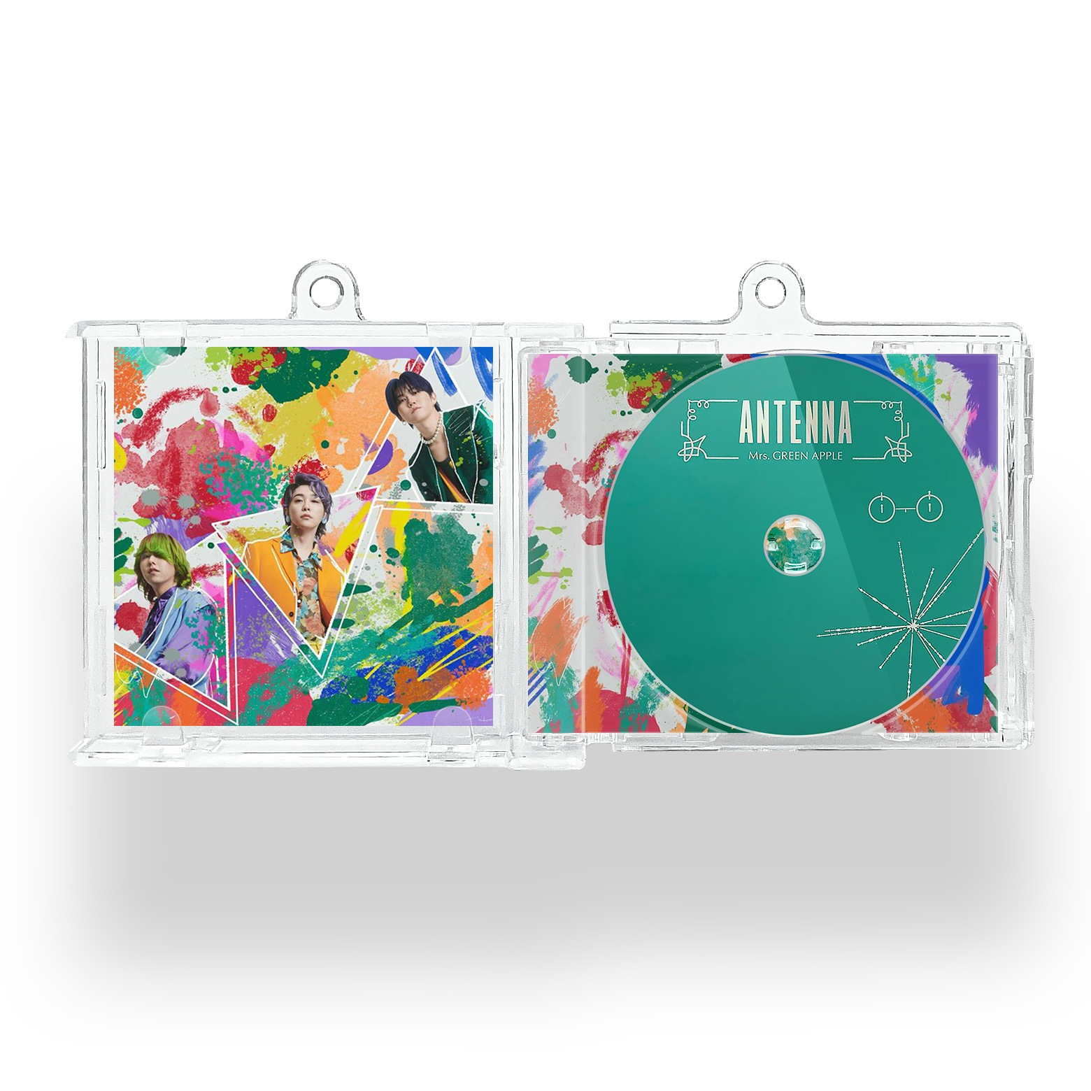 MrsGREENAPPLE グッズ |NFCミニCDキーリング【MrsGREENAPPLE/ANTENNA