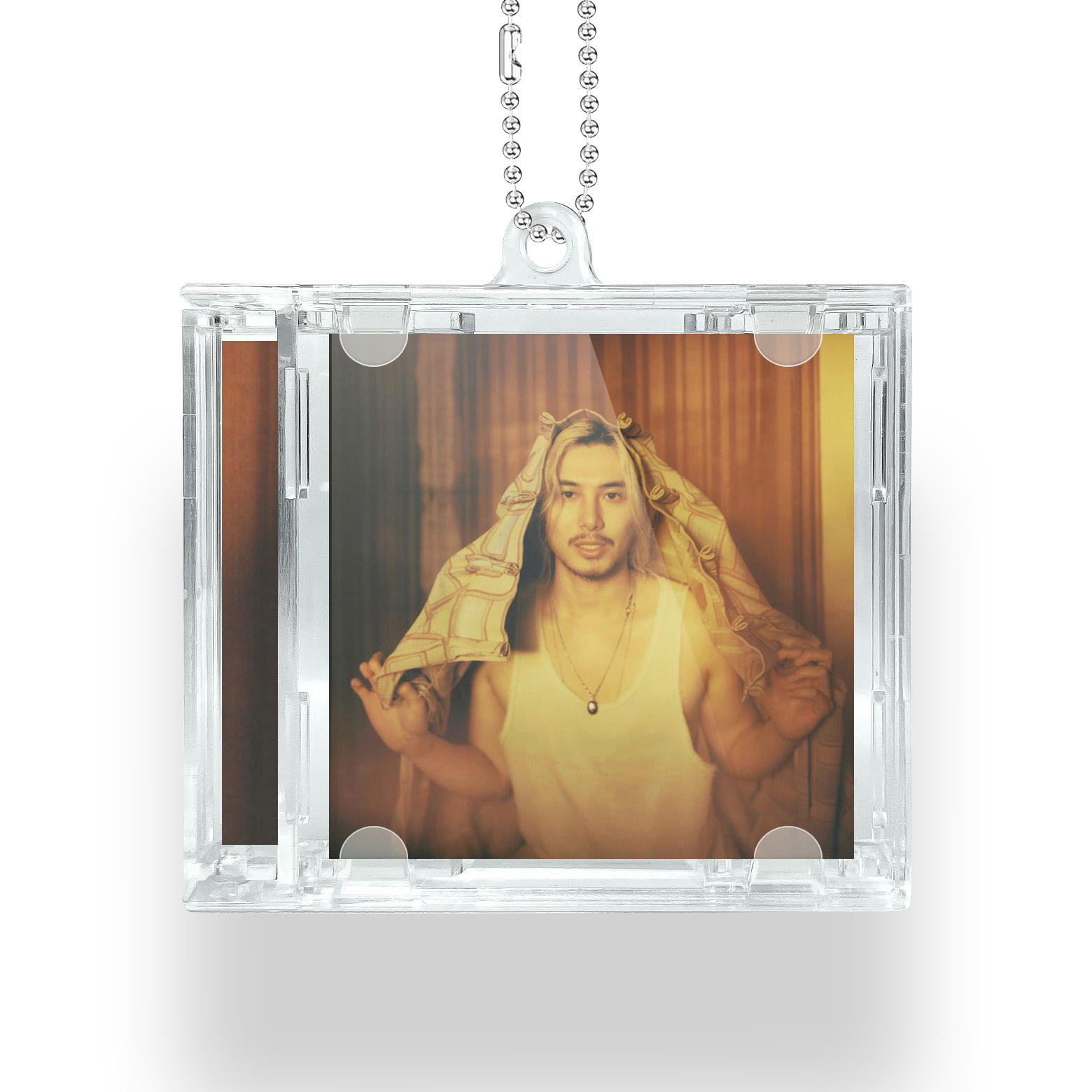 藤井風さん 花 カラビナ 新品未使用 キーホルダー fujii kaze ブルー