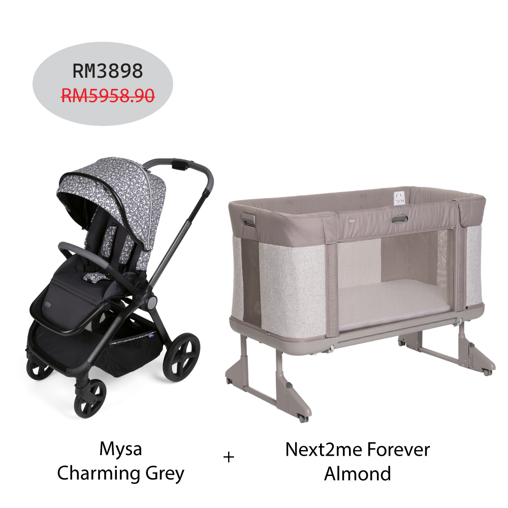 Next2me Forever Baby Crib + Mysa Stroller – Chicco Malaysia