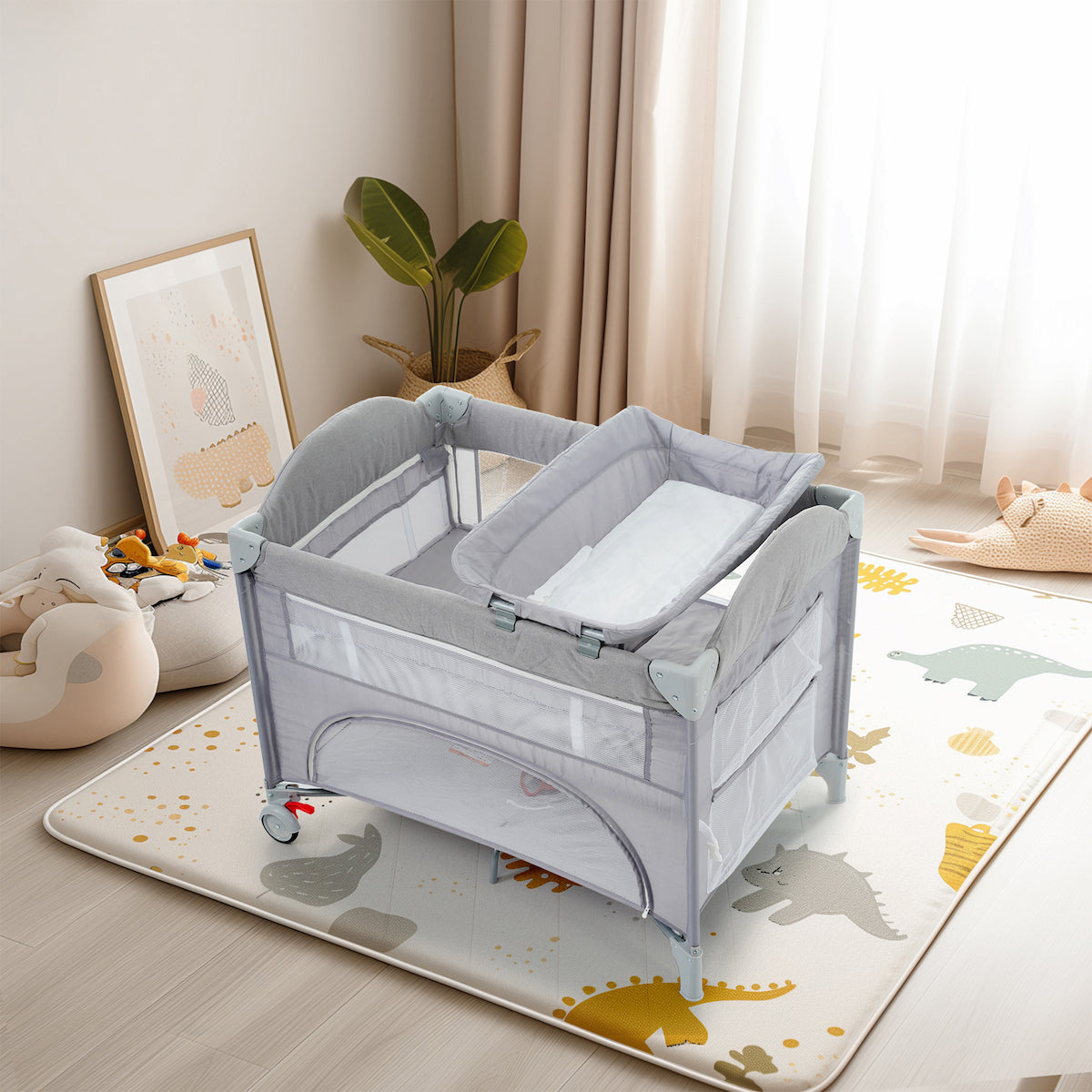 折りたたみプレイヤード | 多機能で安全性を重視した育児サポート – CAGUUU