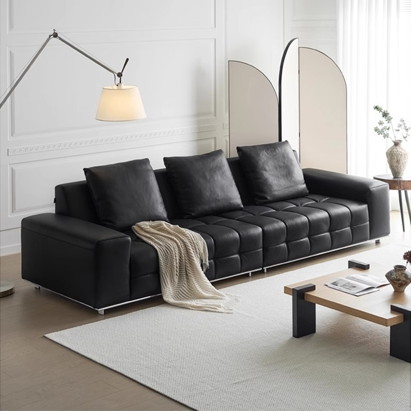 モジュールデザイン本革ソファ | 組み合わせ自在でライフスタイルに