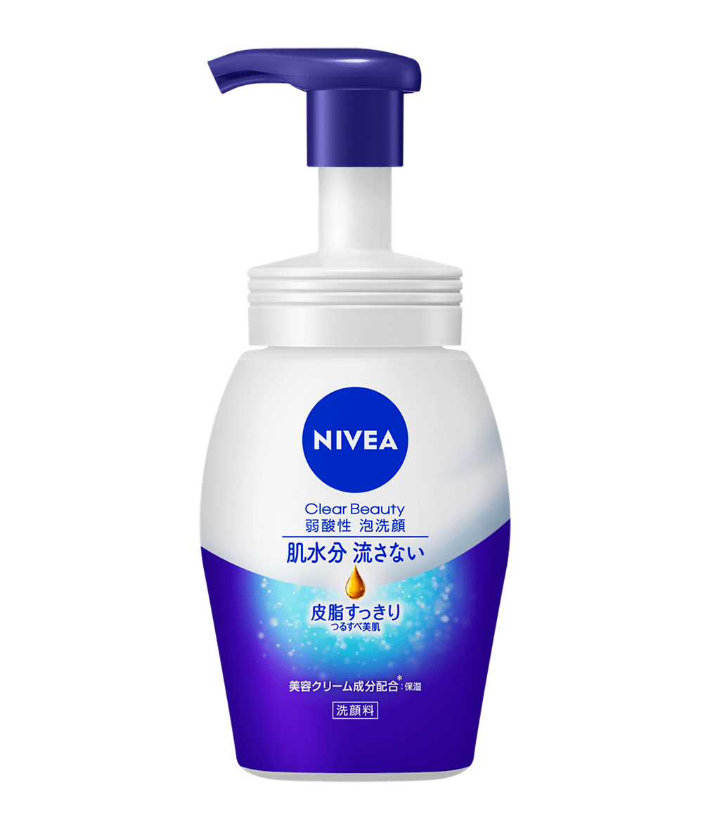 ニベア クリアビューティー弱酸性泡洗顔 皮脂すっきり 本体 - NIVEA