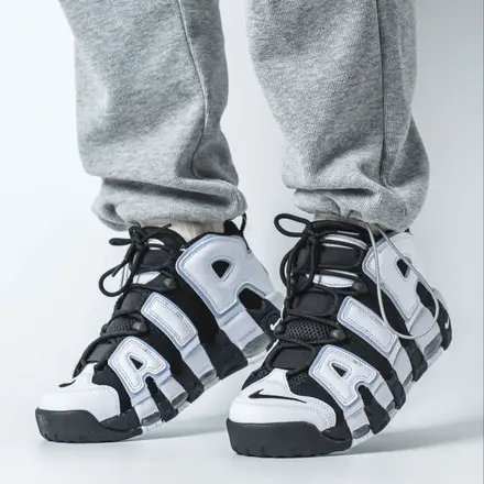 2026年秋発売予定】ナイキ エア モア アップテンポ ブラック/ホワイト