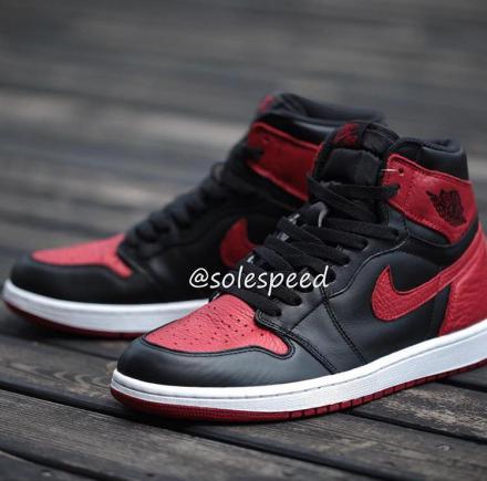 9月3日発売予定】 ナイキ エアジョーダン 1 レトロ ブラック/バー