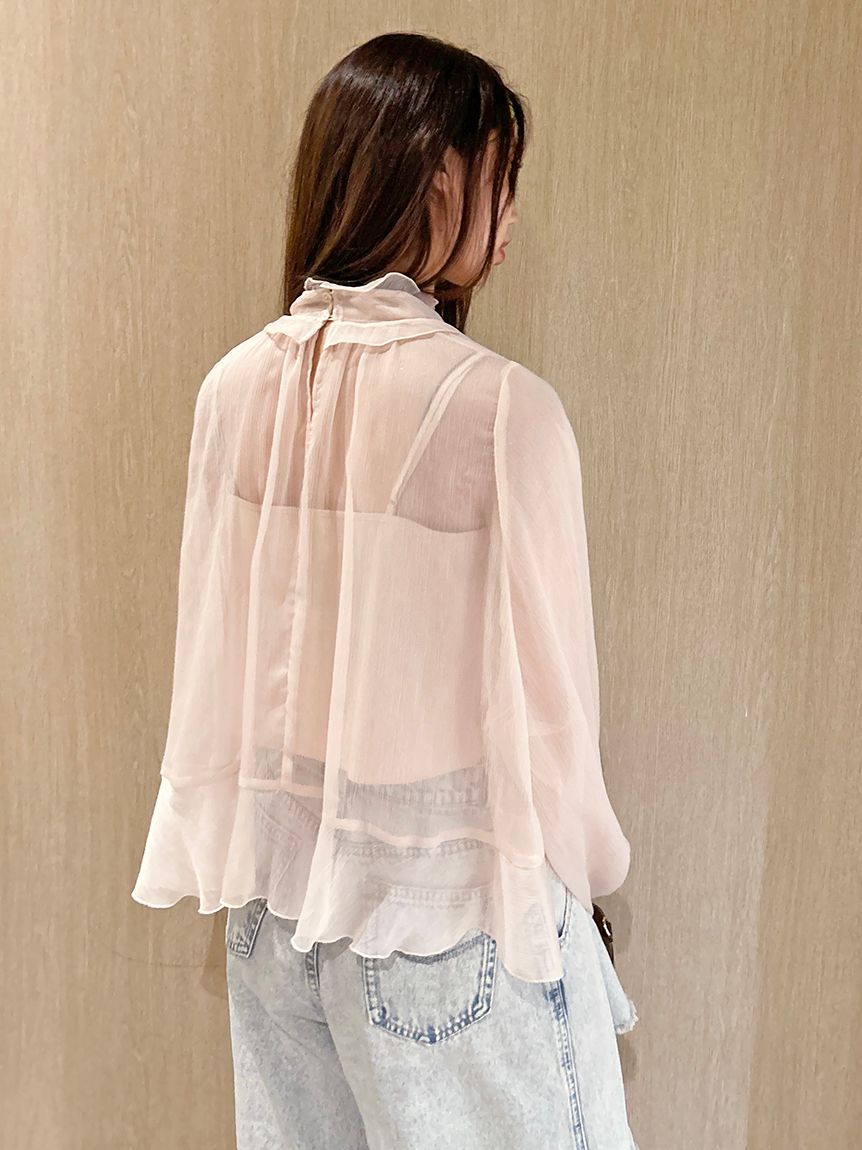 ラッフルフリルブラウス(シャツ・ブラウス)｜トップス｜SNIDEL