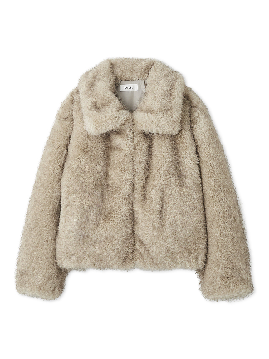 ファーショートコート(コート)｜アウター｜SNIDEL(スナイデル)の通販