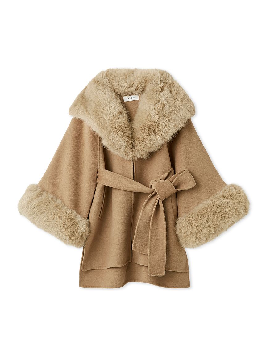 ファーケープコート(コート)｜アウター｜SNIDEL(スナイデル)の通販