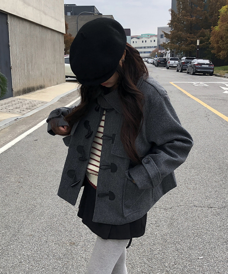 ショートダッフルコートジャケット｜コート｜韓国ファッション通販 SONA