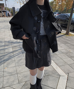 ショートダッフルコートジャケット｜コート｜韓国ファッション通販 SONA