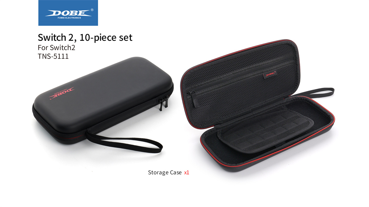 DOBE TNS-5111 Switch2 Accessories Kit 10 in 1 Bundle Protective