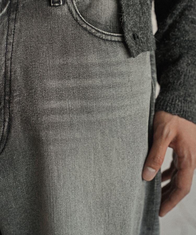 shiun(シウン) ONLINE STORE / FLARE SLUB DENIM PANTS