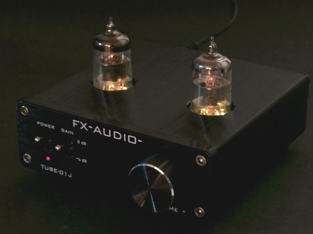 FX-AUDIO 真空管ラインアンプ | TUBE-01J シルバー - コイズミ無線有限会社