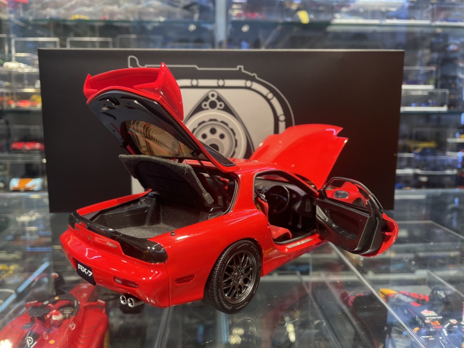 Polar Master MAZDA RX-7 Spirit R Red 1/18