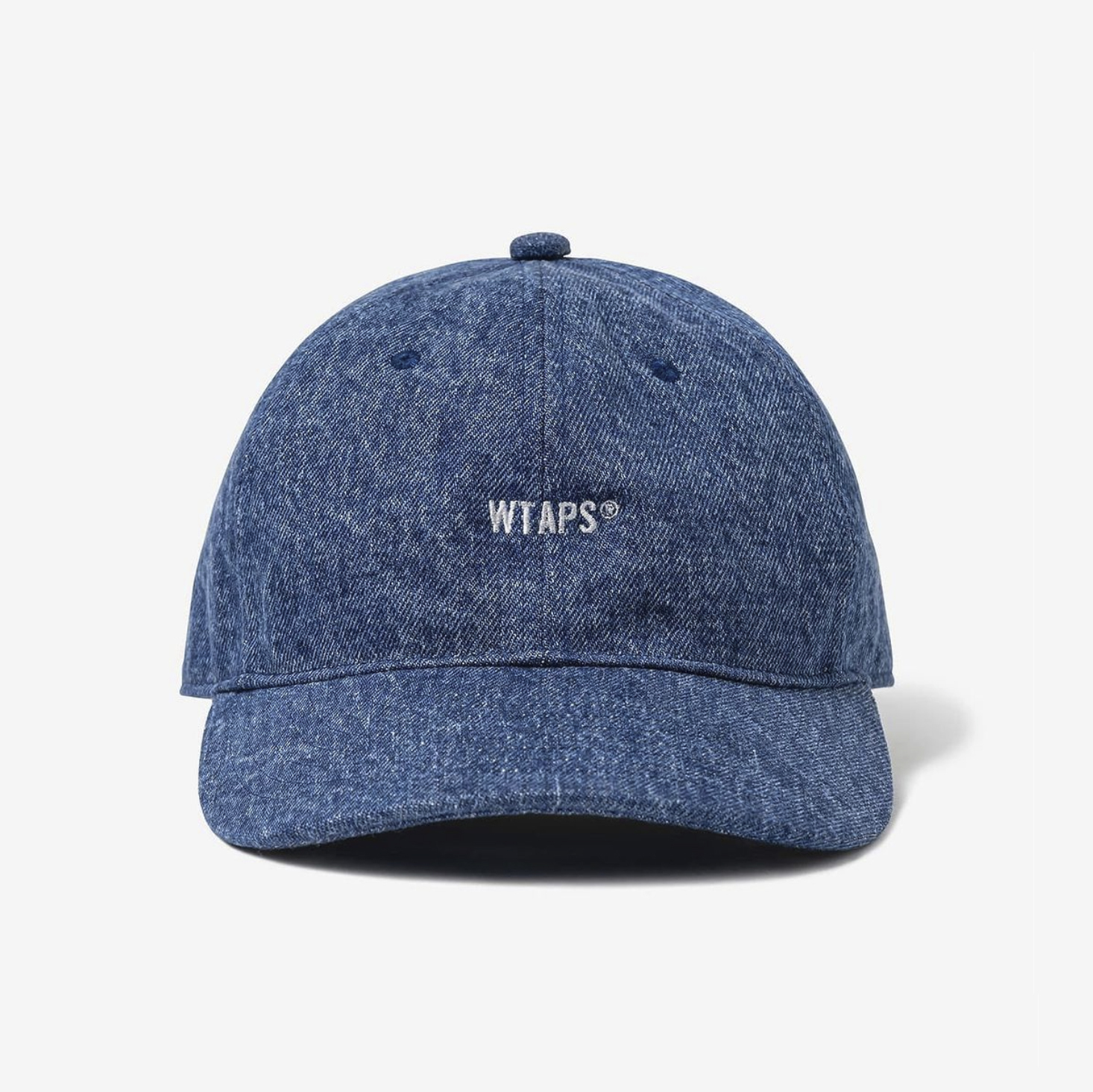 WTAPS COTTON. DENIM. SIGN CAP 刺繡LOGO 丹寧六分割帽-232HCDT-HT0