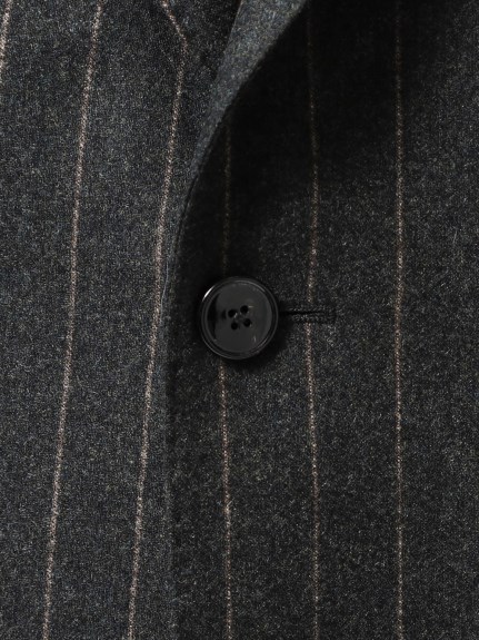 ウールフランネルストライプスーツ（スーツ）｜Gabriele Pasini