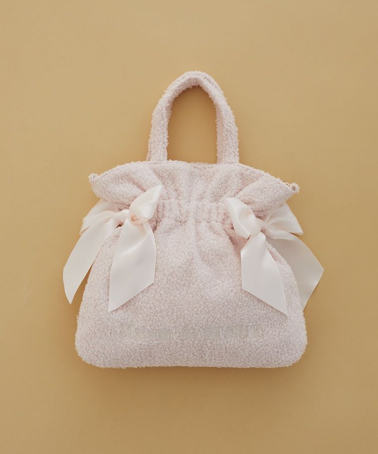 ボアダブルリボン2Wayトートバッグ/Maison de FLEUR（メゾン ド