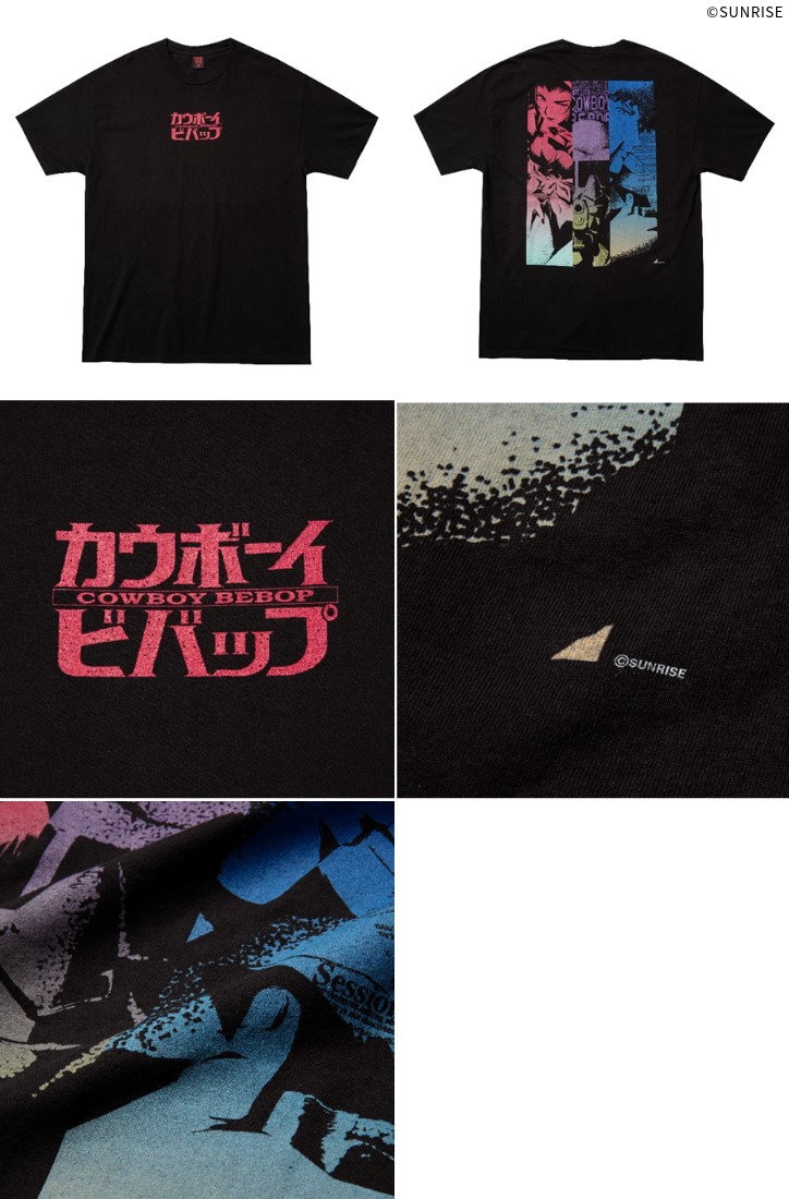 川元利浩氏のイラストを使用したCOWBOY BEBOP × GEEKS RULE