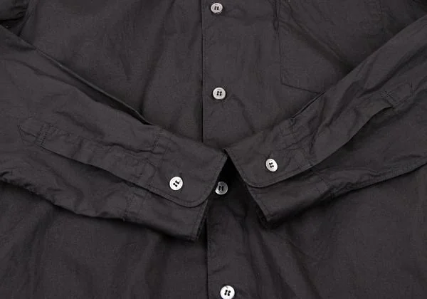 H&M x COMME des GARCONS Cotton Basic Long Sleeve Shirt Black 34 (K