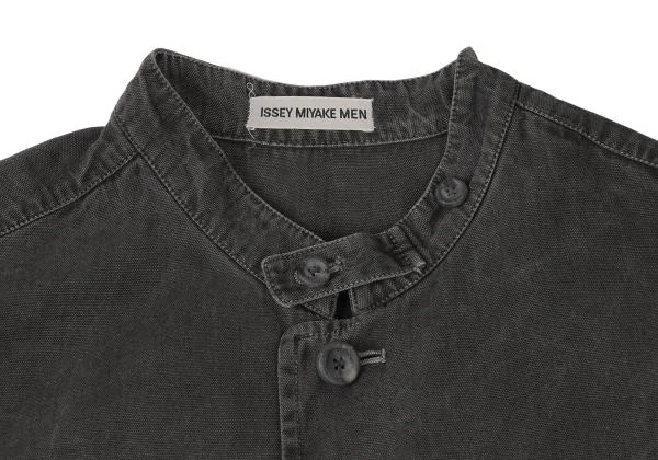 イッセイミヤケメンISSEY MIYAKE MEN バンドカラーダックワーク