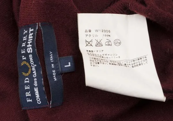 コムデギャルソンシャツ×フレッドペリーCOMME des GARCONS SHIRT×FRED