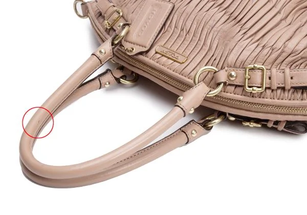 コーチCOACH ギャザードマディソンリンジー2wayバッグ ピンクベージュ