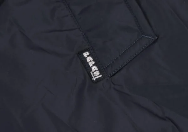 パパスプラスPapas+ フード着脱ロングダウンコート 紺LL (K-149928)