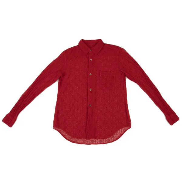 コムデギャルソンCOMME des GARCONS エンブロイダリーレースシースルー