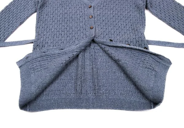 マドモアゼルノンノンMademoiselle NON NON レーヨン混編み上げロング