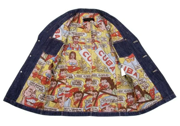 コムデギャルソン オムCOMME des GARCONS HOMME キューバ柄ライニング