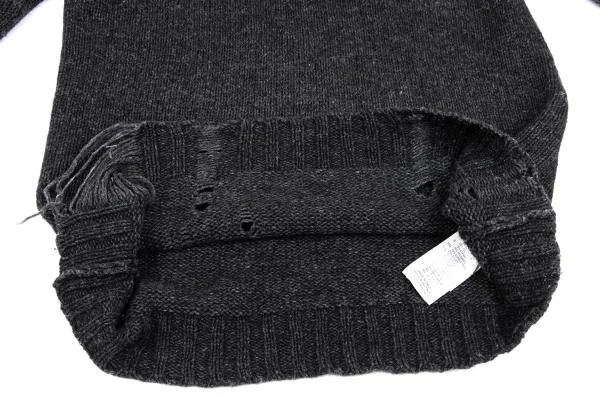 ディーゼルDIESEL ダメージ加工アルパカナイロンレイヤースリーブ