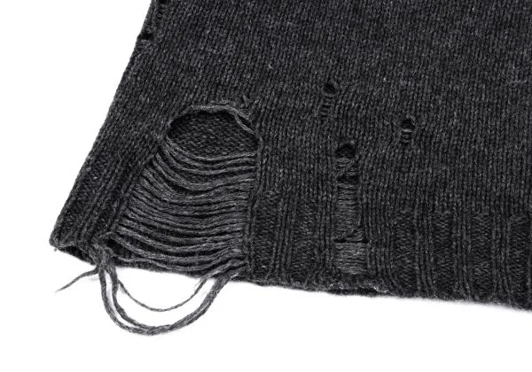 ディーゼルDIESEL ダメージ加工アルパカナイロンレイヤースリーブ