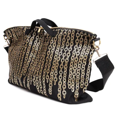 プリーツプリーズPLEATS PLEASE プリーツ巾着バッグ 黒 (K-137401)