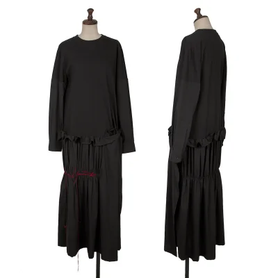 ヨウジヤマモト ファムYohji Yamamoto FEMME ドレープ変形シャツ