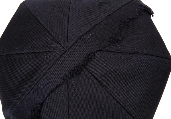 グラウンド ワイGround Y×ISHICA コットン切替ビッグキャスケット 黒