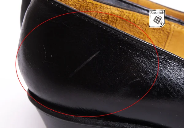 コムコム コムデギャルソンCOMME des GARCONS ボリュームトゥレザー