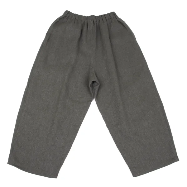 ヨーガンレールJURGEN LEHL コットンリネンセンターシームクロップド