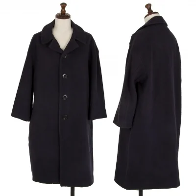 フセインチャラヤンHussein Chalayan コットン襟ジップ脱着トレンチ