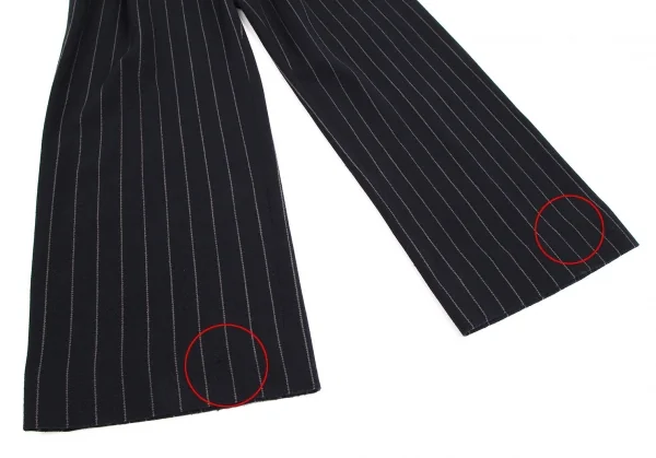 黒タグ ジョルジオ アルマーニGIORGIO ARMANI ベロアベルトストライプ