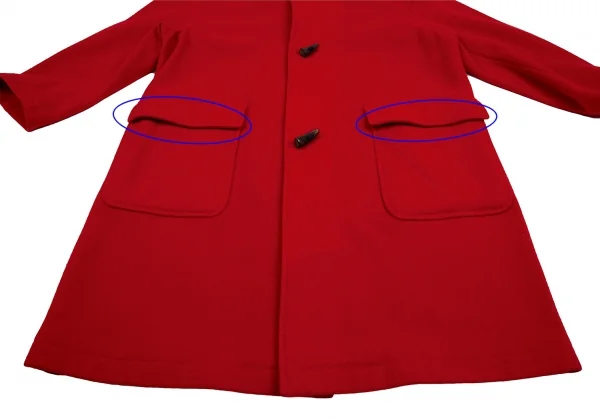 ヨウジヤマモト ファムYohji Yamamoto IMPERMEABLE ウールダッフル